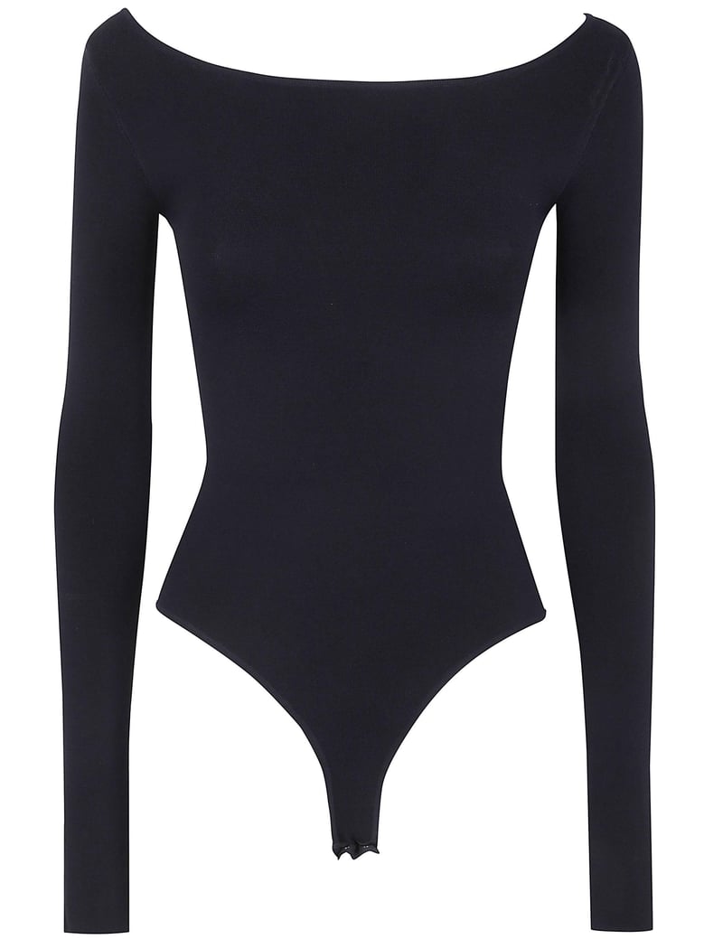 scoop neck bodysuit by Selfnex