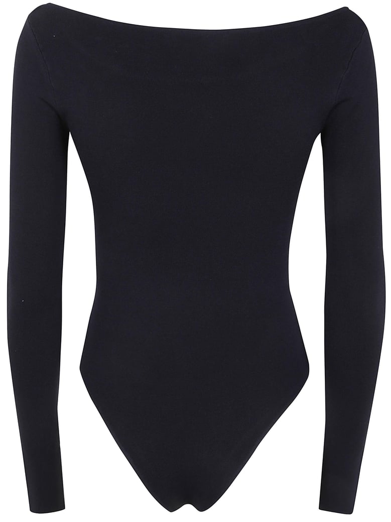 scoop neck bodysuit by Selfnex