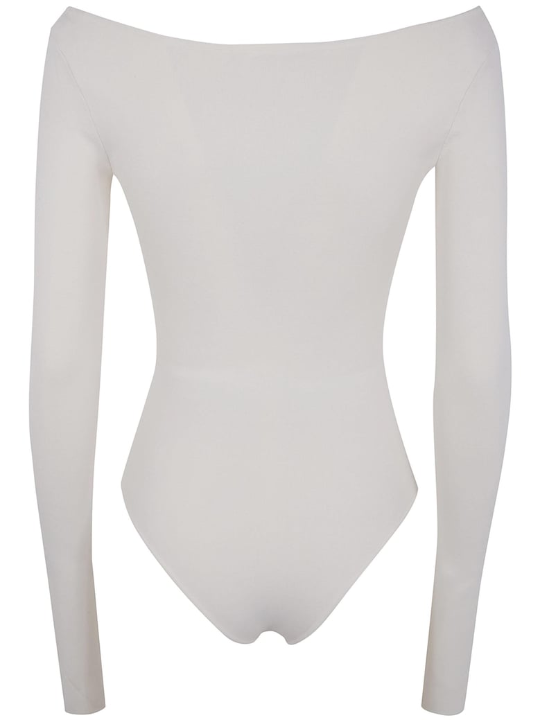 scoop neck bodysuit by Selfnex