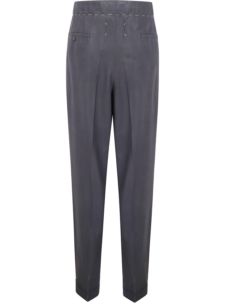 brown wool pants by Selfnex