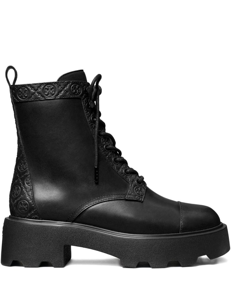 t-monogram lug ankle boots by Selfnex