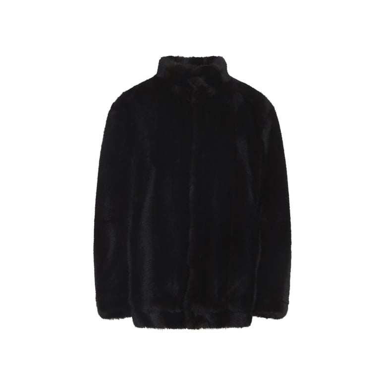 mm6 maison margiela faux fur jacket by Selfnex