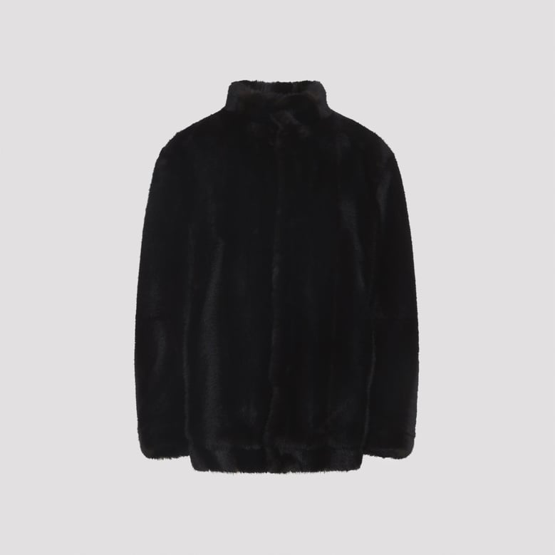 mm6 maison margiela faux fur jacket by Selfnex