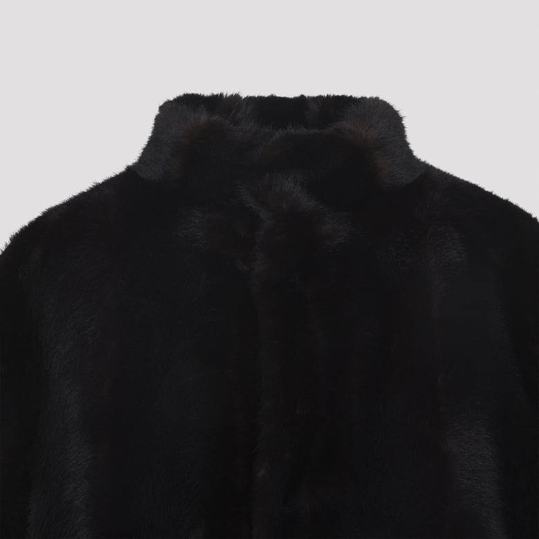 mm6 maison margiela faux fur jacket by Selfnex