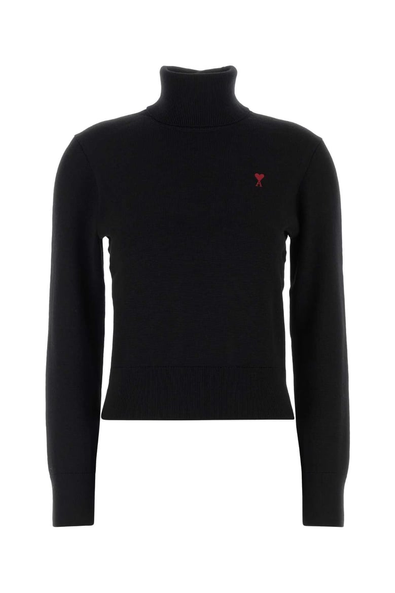 black wool sweater by Selfnex