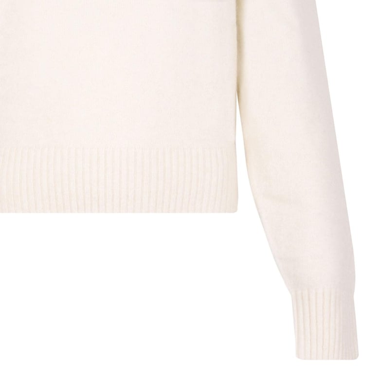 ivory alpaca blend purdie sweater by Selfnex