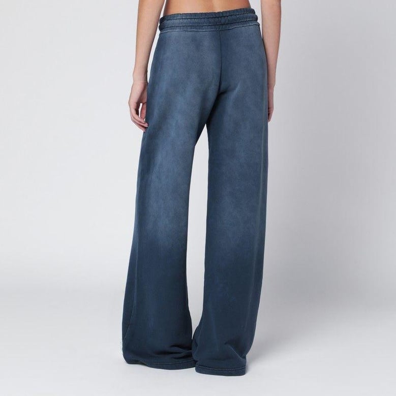 blue washedeffect jogging trousers by Selfnex