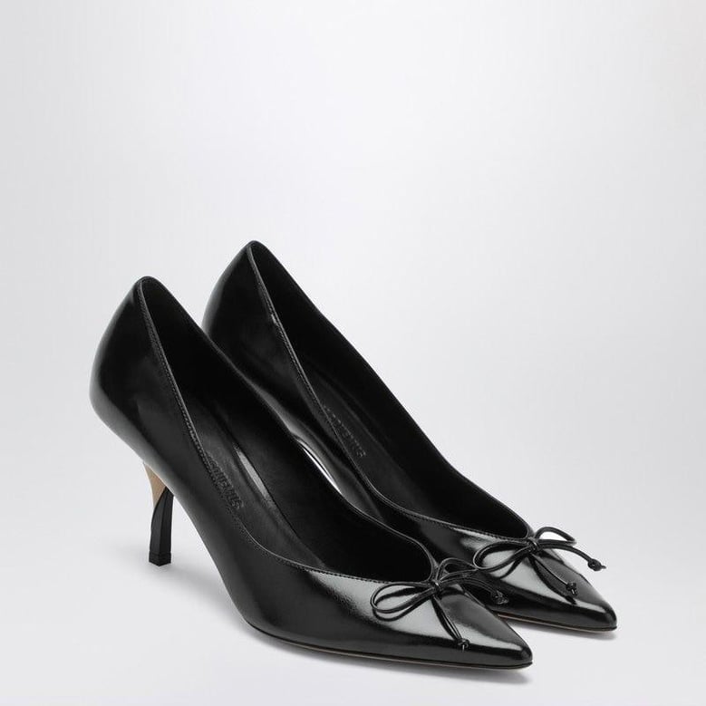 black tourni pumps by Selfnex