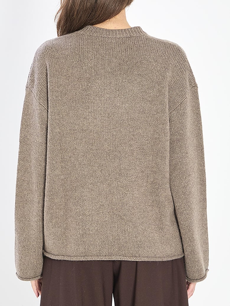 kristy crew-neck sweater by Selfnex