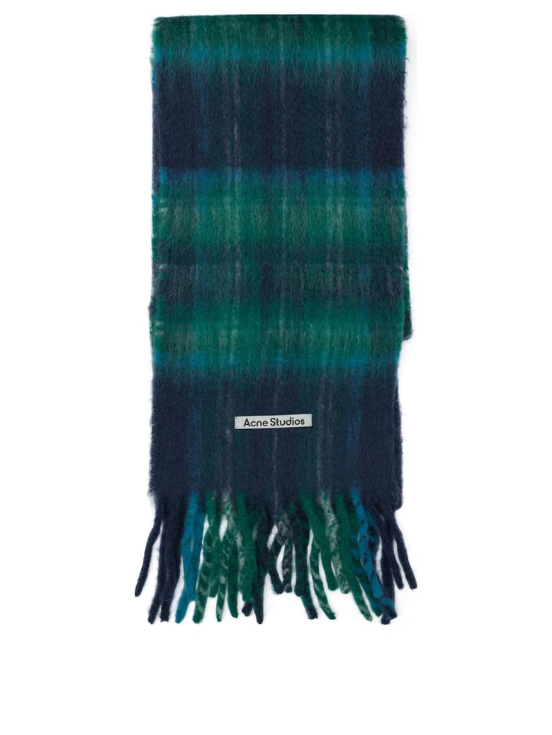 mohair blue scarf by Selfnex