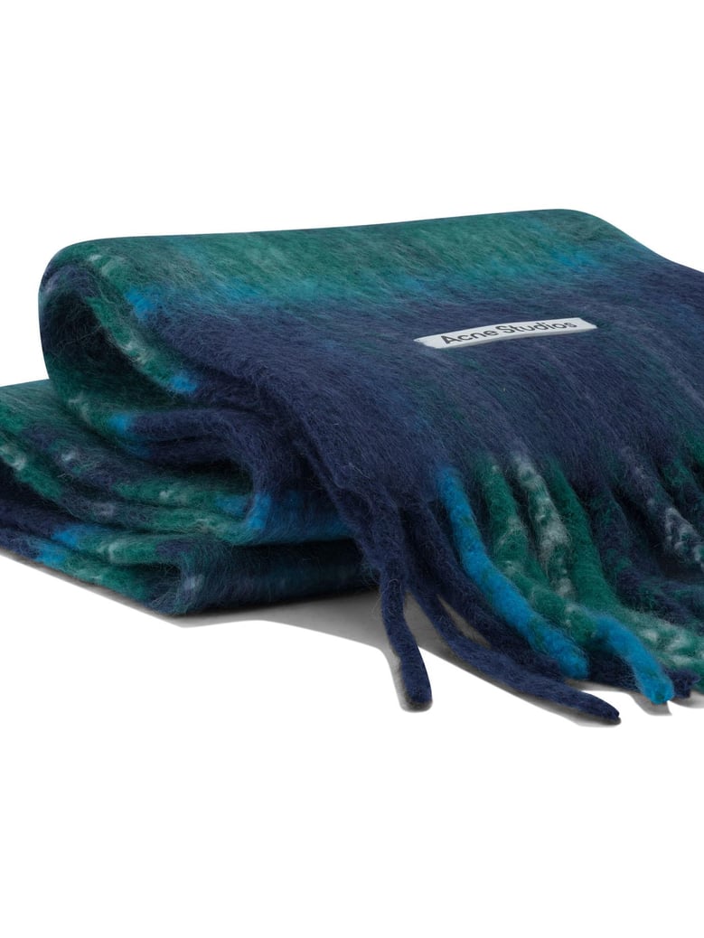 mohair blue scarf by Selfnex