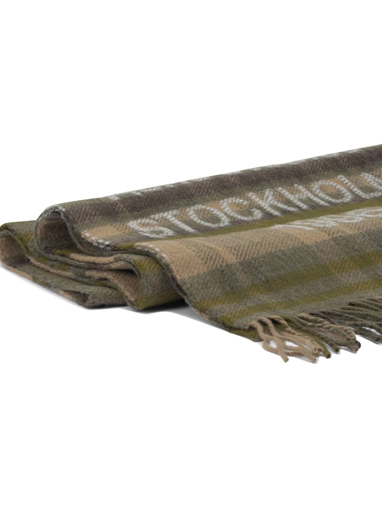 green wool scarf by Selfnex