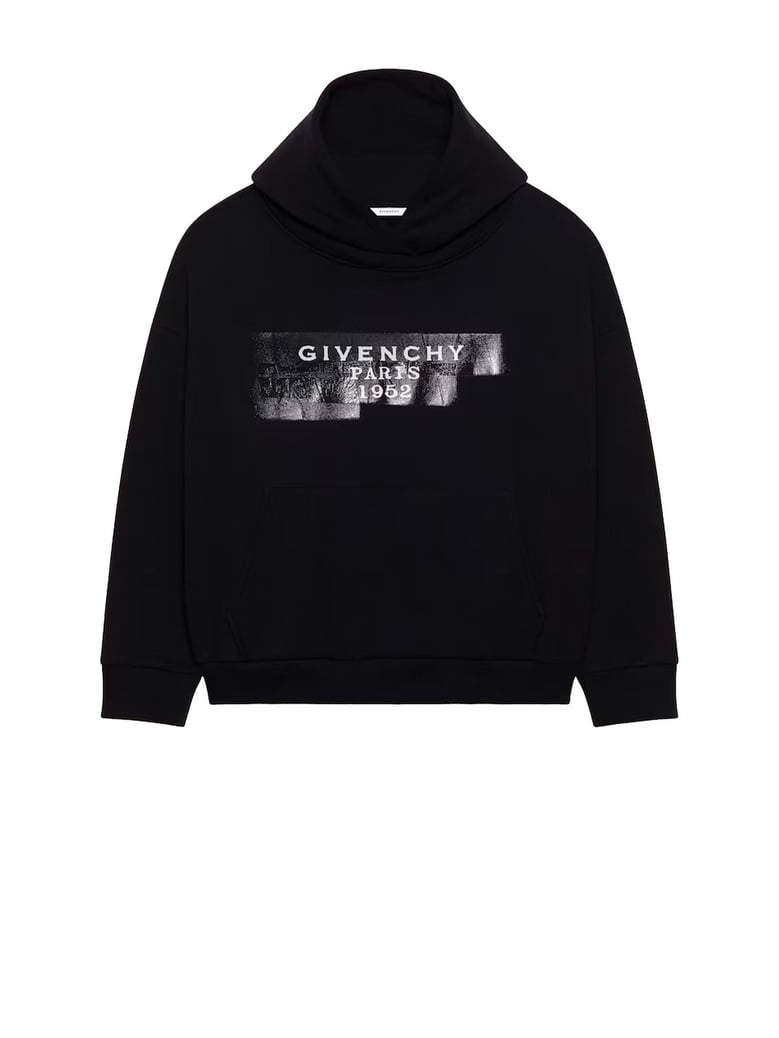 hooded cotton sweatshirt by Selfnex