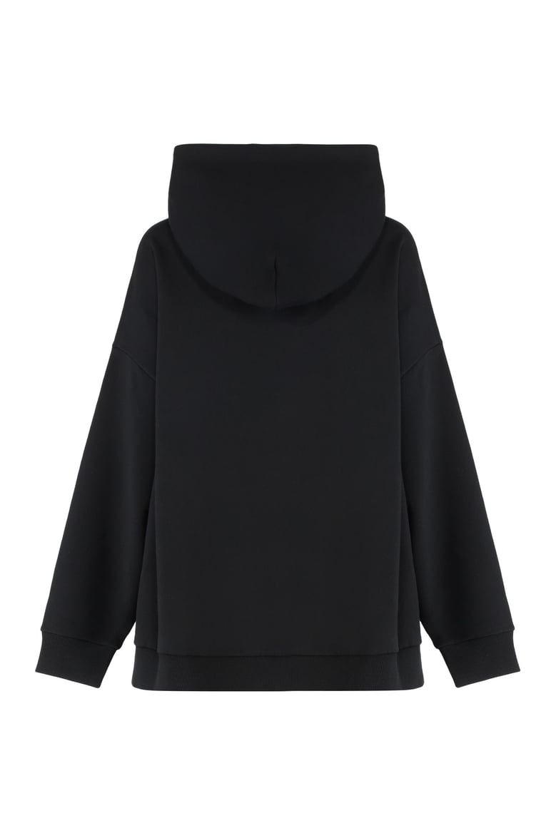 hooded cotton sweatshirt by Selfnex