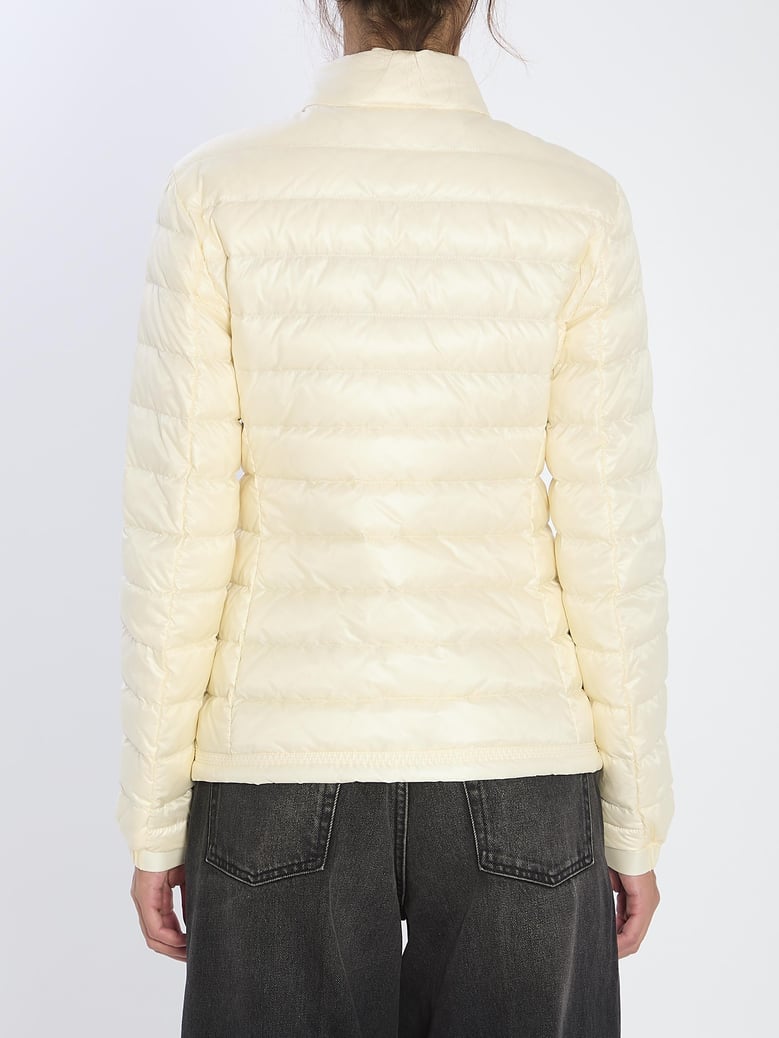 ivory nylon walibi down jacket by Selfnex