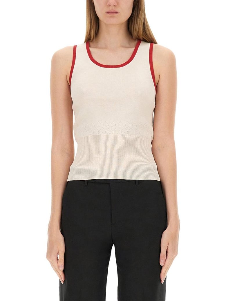 knitted vest by Selfnex