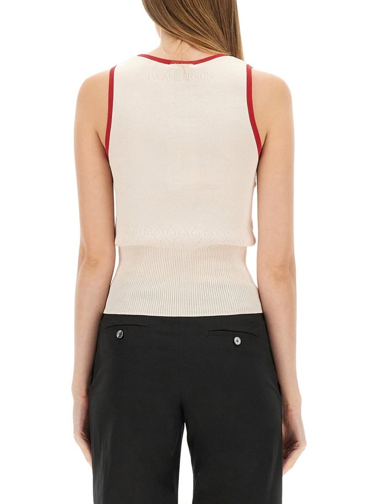 knitted vest by Selfnex