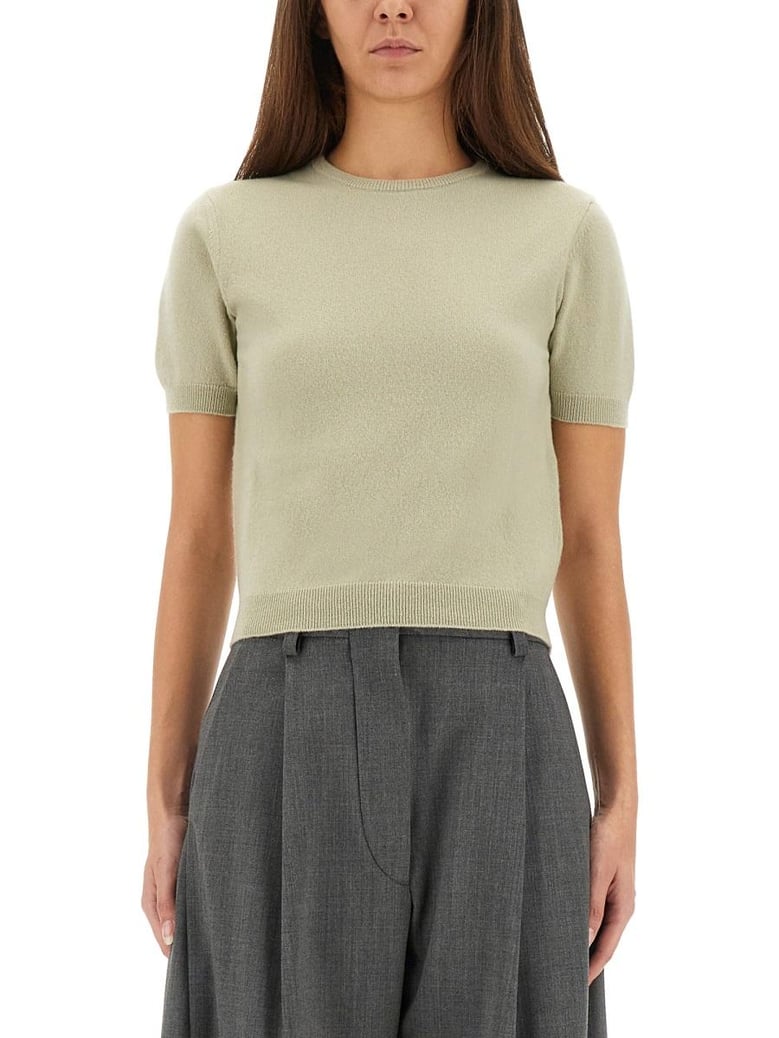 wool crew neck tshirt by Selfnex