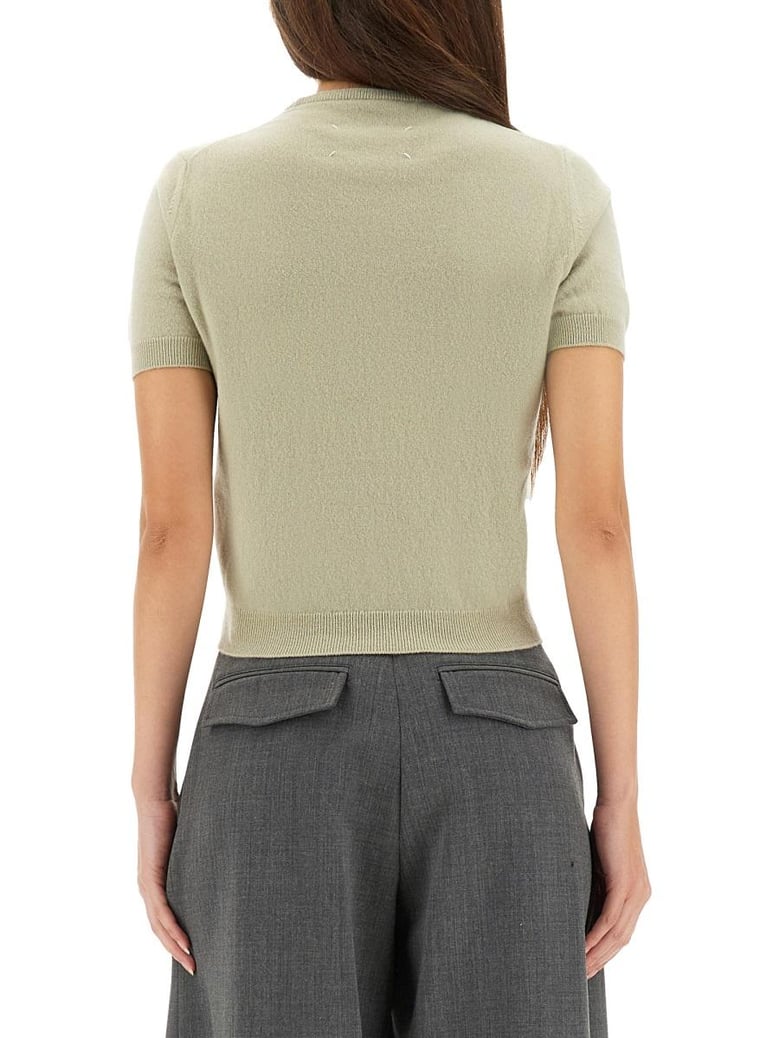 wool crew neck tshirt by Selfnex