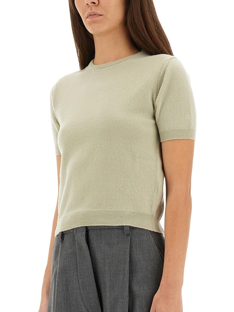 wool crew neck tshirt by Selfnex