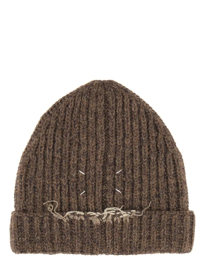 wool and cotton blend beanie by Selfnex