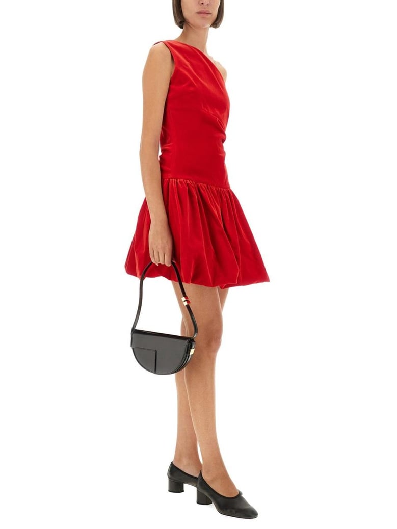 oneshoulder mini dress bloomer effect by Selfnex
