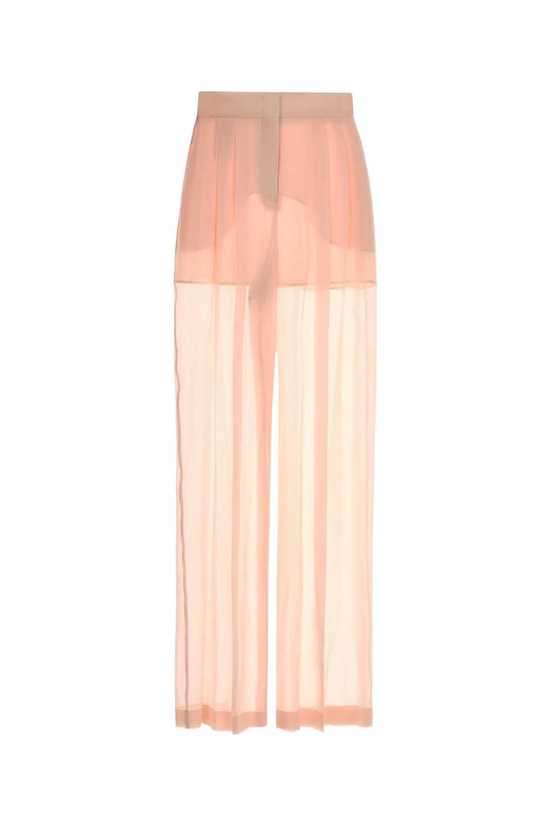 pink silk wide-leg pant by Selfnex