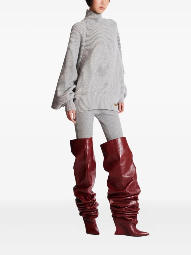 batwing ribbed knit pull by Selfnex