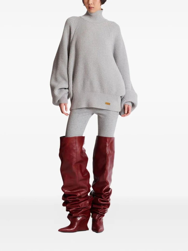 batwing ribbed knit pull by Selfnex