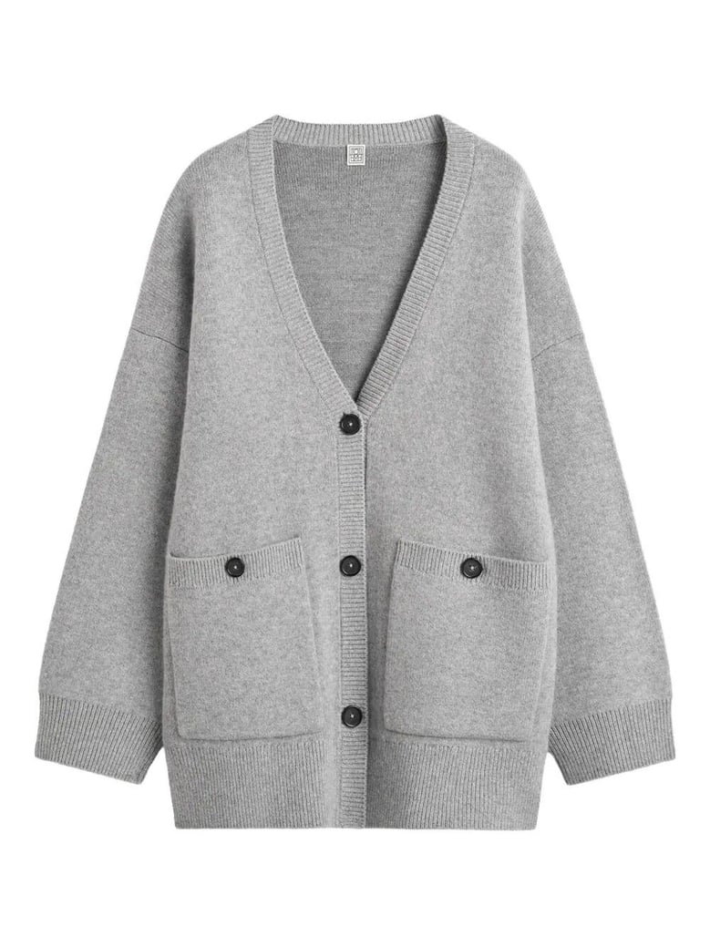 cashmere merinos longline cardigan by Selfnex