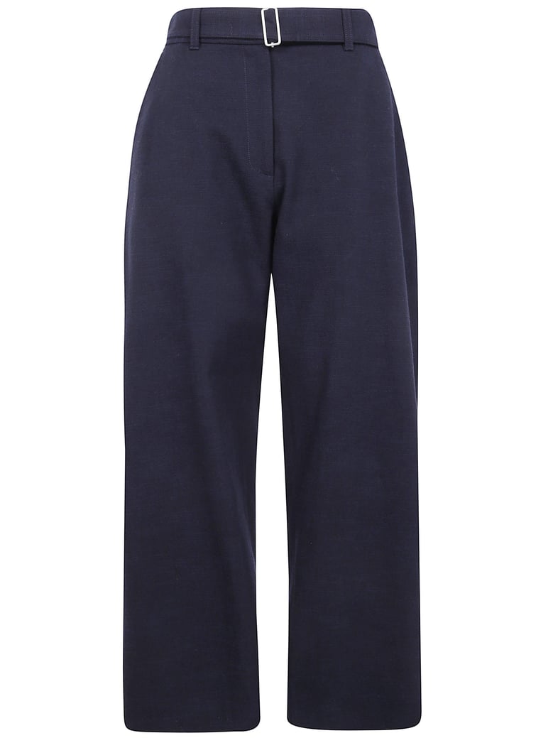doring belted round leg pant by Selfnex