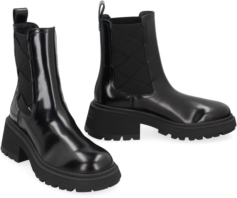 louri ankle boots in leather by Selfnex