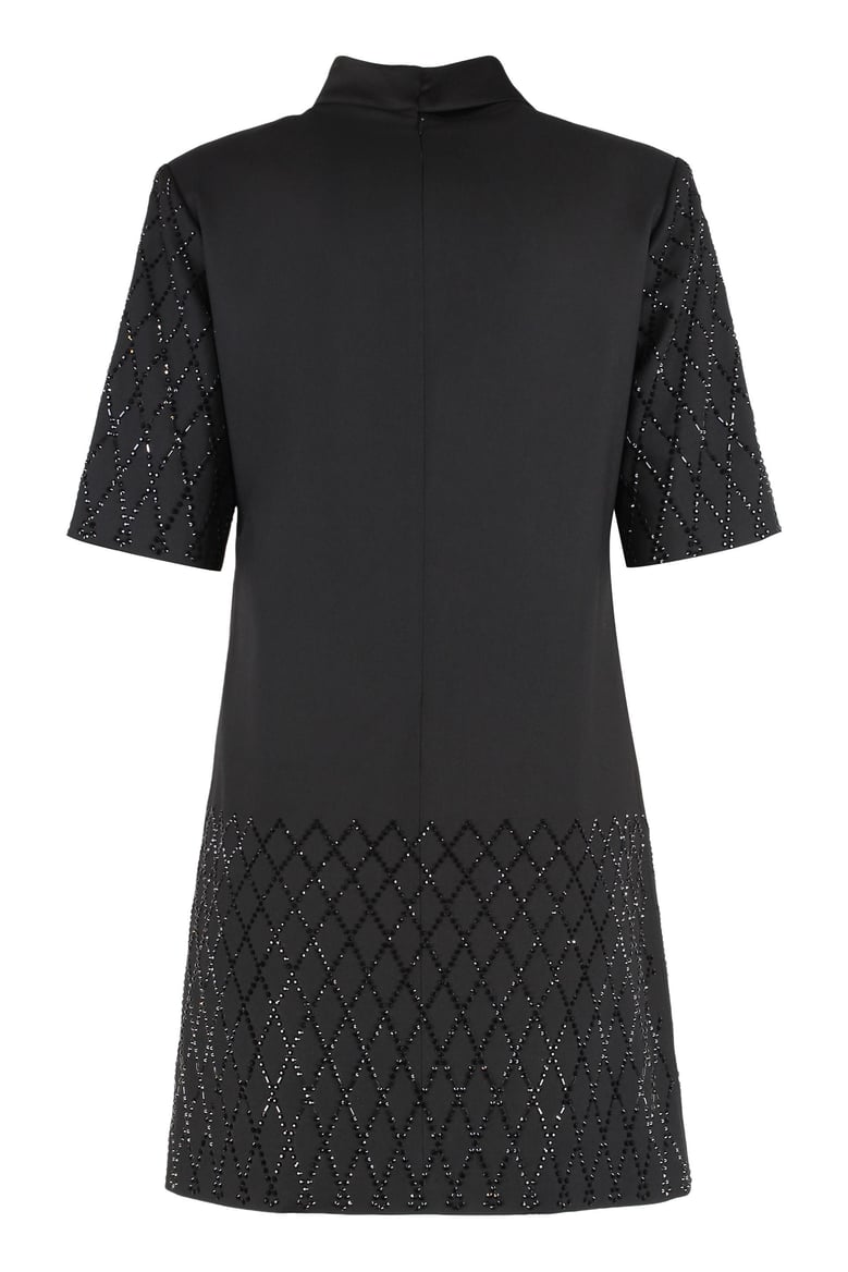 t-shirt dress with rhinestones by Selfnex