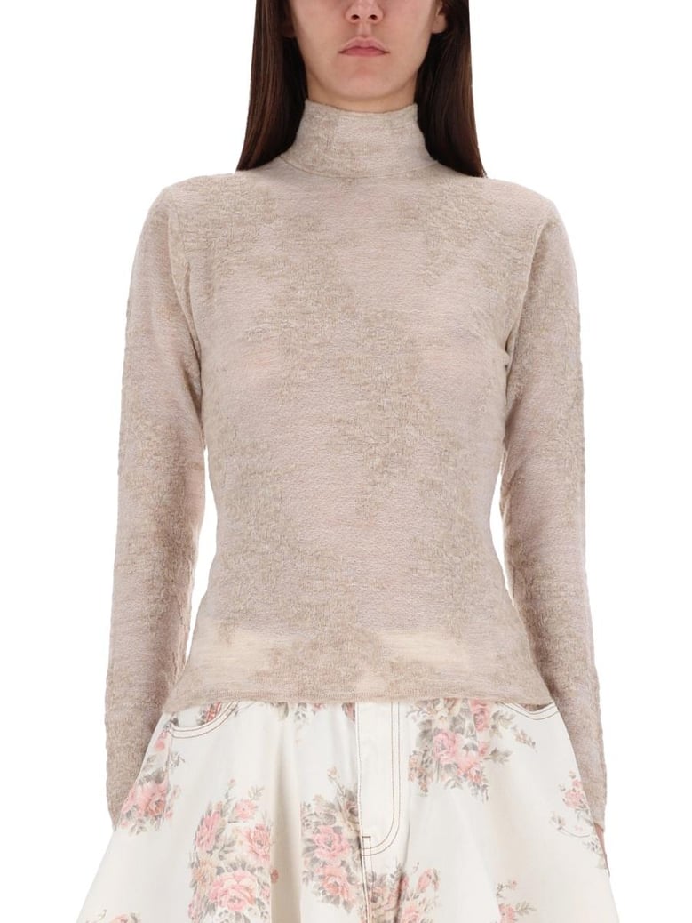 alpaca blend sweater by Selfnex