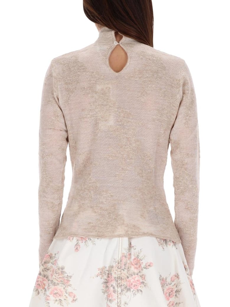 alpaca blend sweater by Selfnex