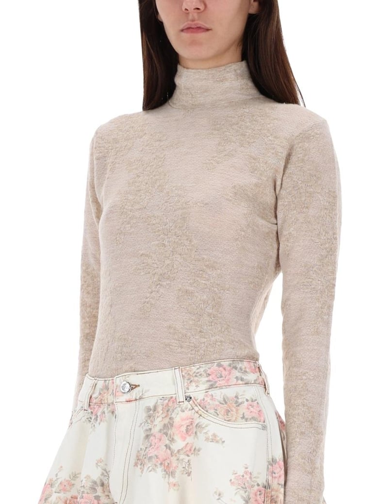 alpaca blend sweater by Selfnex