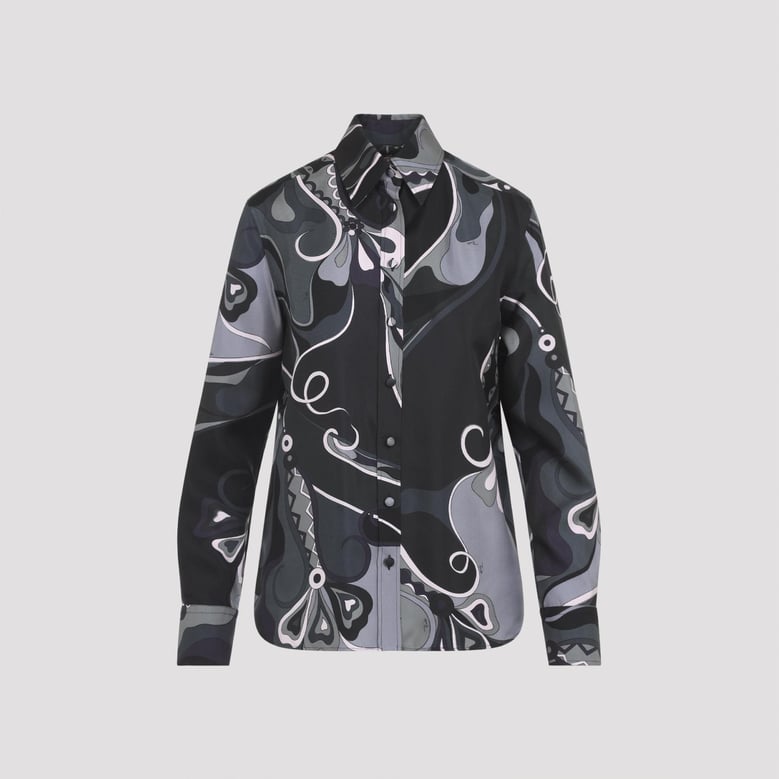 orchid print shirt by Selfnex