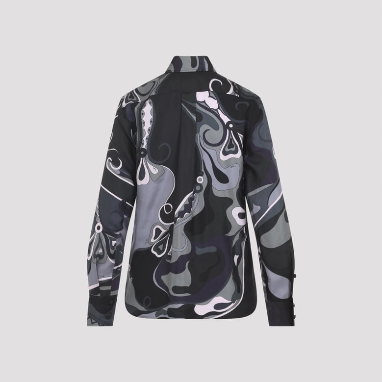 orchid print shirt by Selfnex