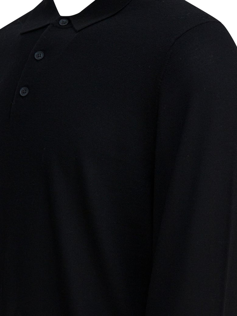 merino wool polo shirt by Selfnex