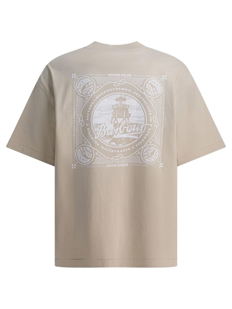 barbour x kaptain sunshine t-shirt by Selfnex