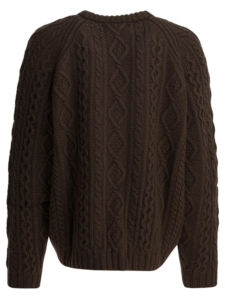 sandbeige knitwear brown by Selfnex