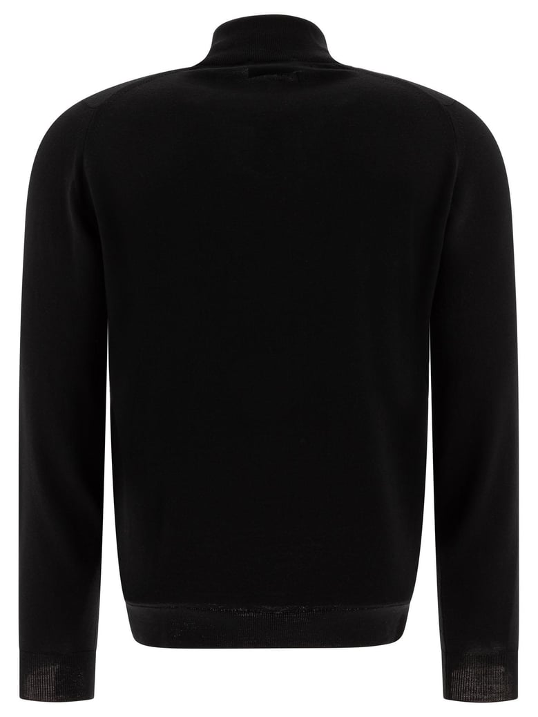 merino wool tapton half-zip sweater by Selfnex