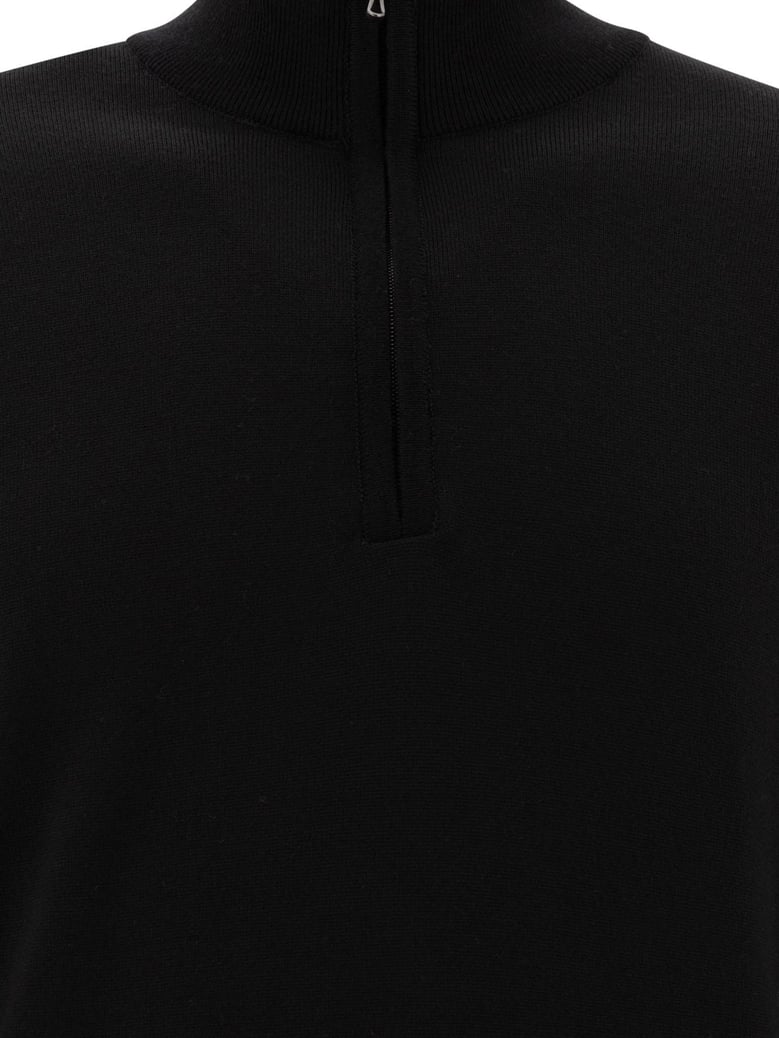 merino wool tapton half-zip sweater by Selfnex
