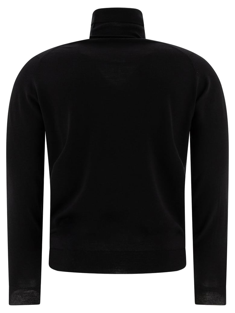 merino wool cherwell turtleneck sweater by Selfnex