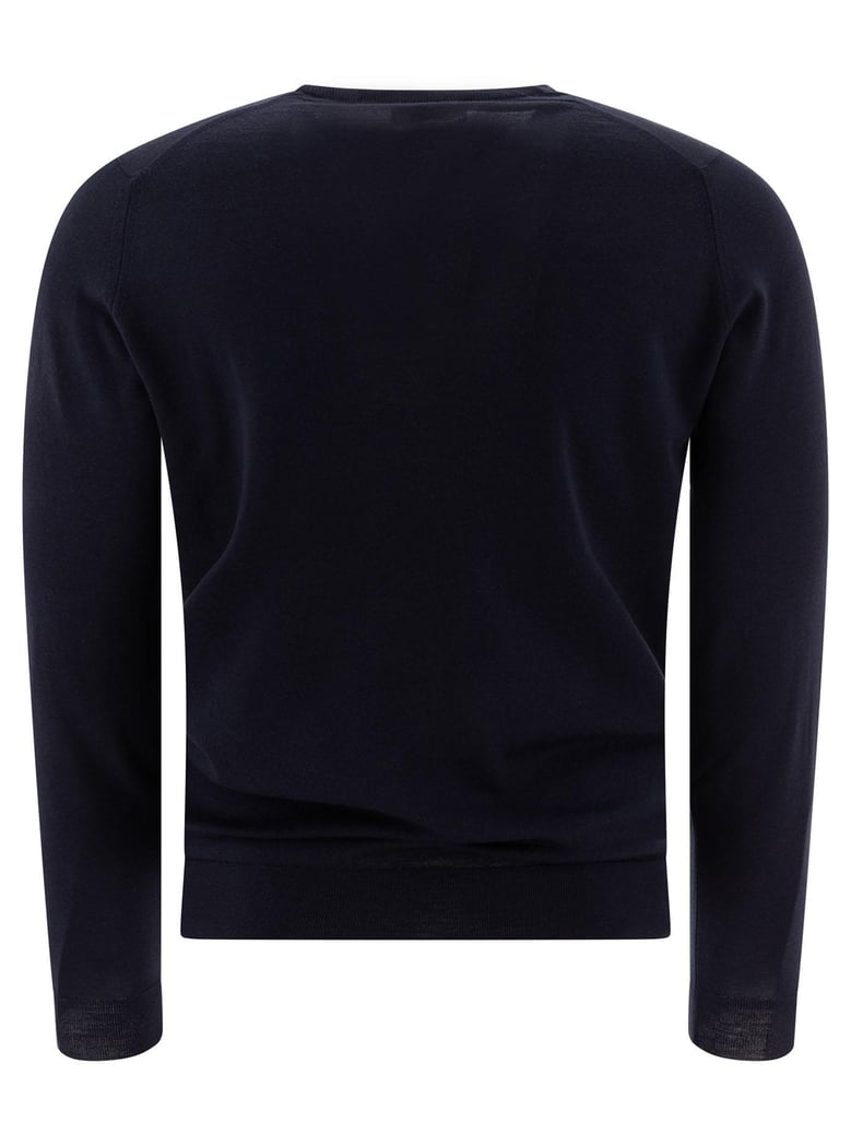 merino wool lundy crewneck sweater in by Selfnex