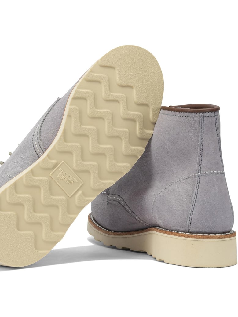 6 moc toe 3300 dusty lavender abilene lace-up ankle boots by Selfnex
