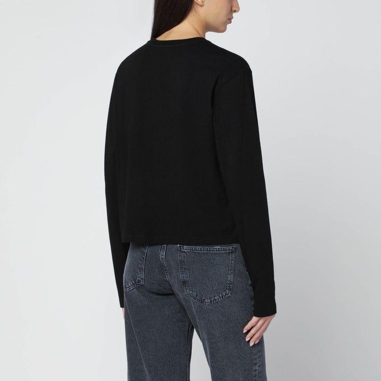 black organic cotton top by Selfnex