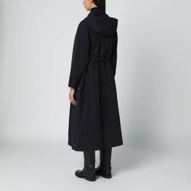 laminar trench coat in black 2l goretex by Selfnex