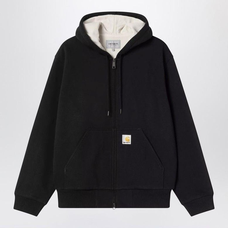 active black sweat jacket by Selfnex