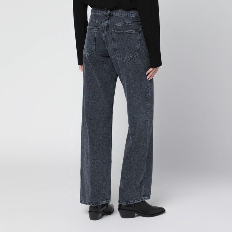 black fadedeffect jeans by Selfnex